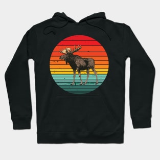 Vintage Moose Souvenir Hoodie